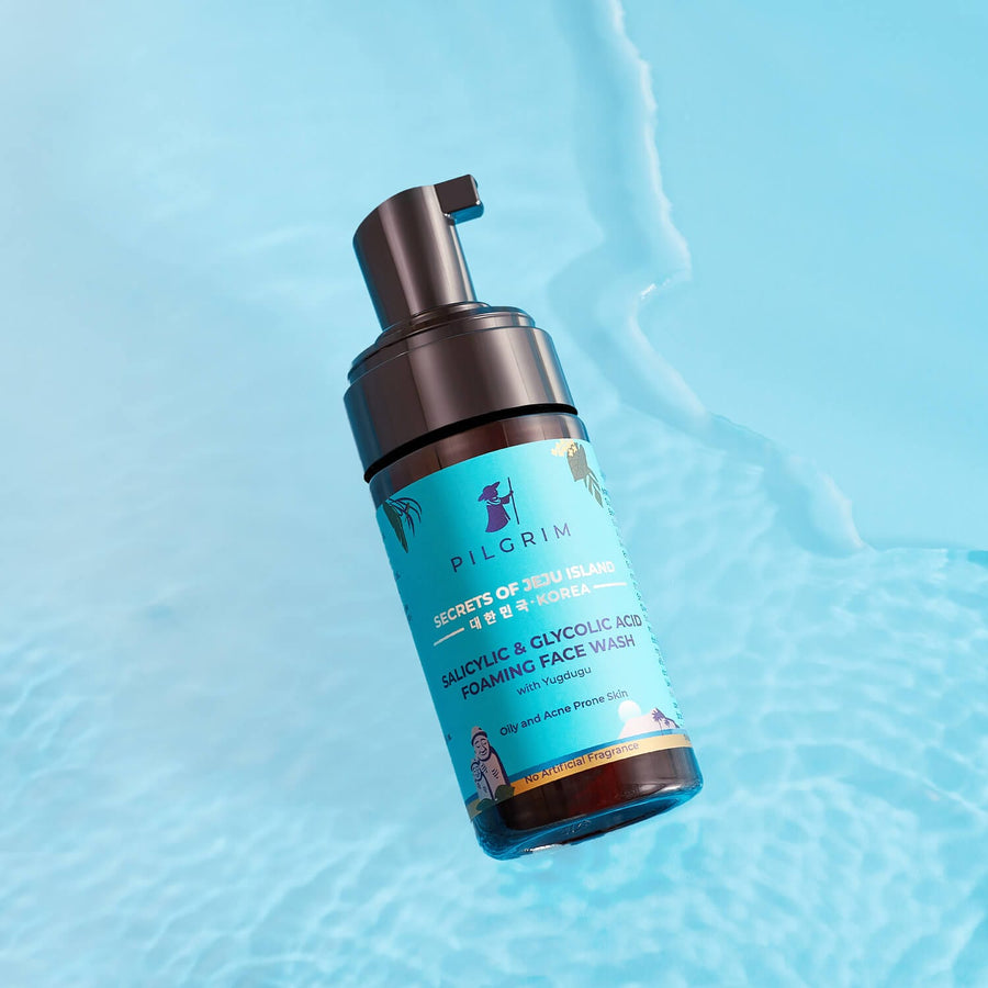 Salicylic & Glycolic Acid Foaming Face Wash Pilgrim Face Care