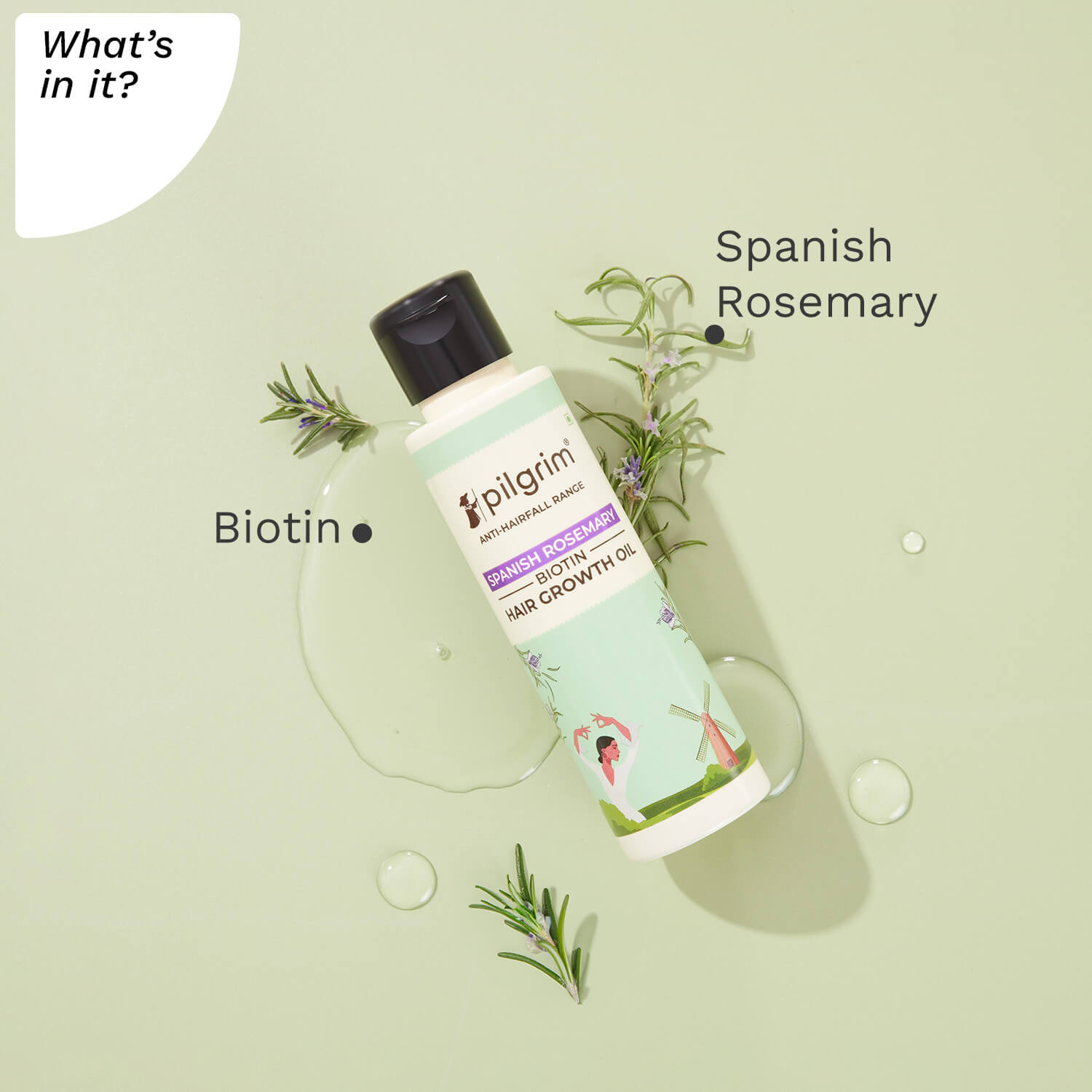 Spanish  Rosemary & Biotin Hair Growth Oil