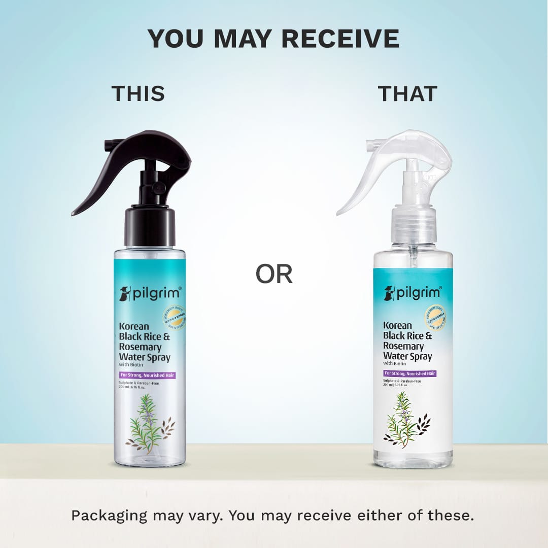 Korean Black Rice and Rosemary Water Spray With Biotin - 200ml