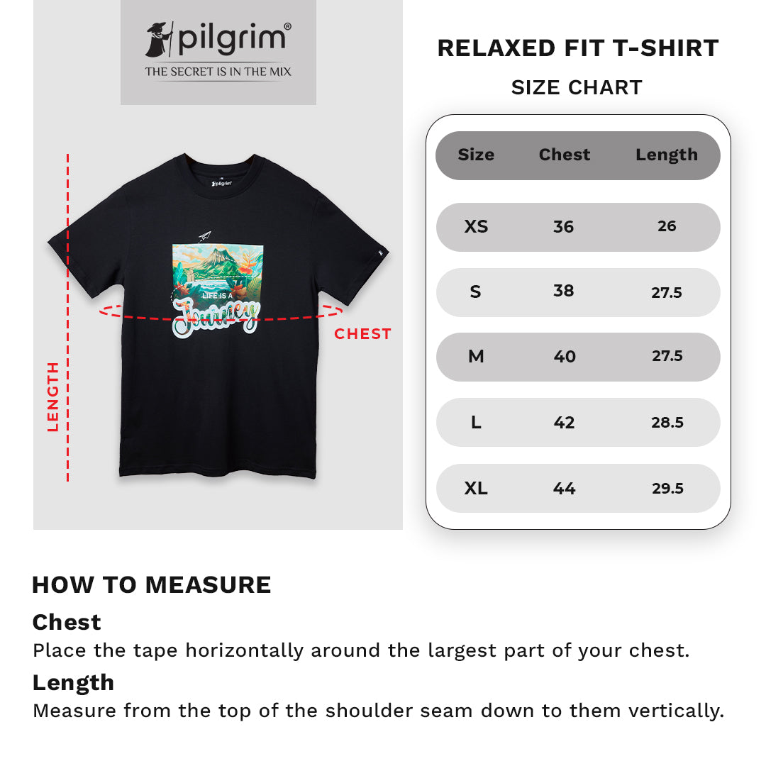 #Select Print_Pilgrim Life is a Journey T-shirt