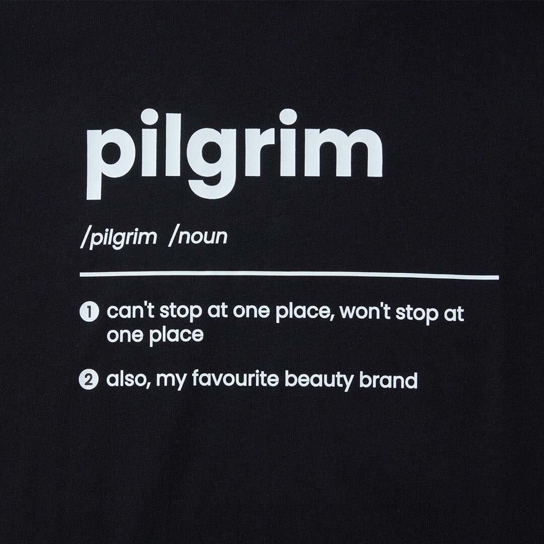 #Select Print_Pilgrim Black T-shirt