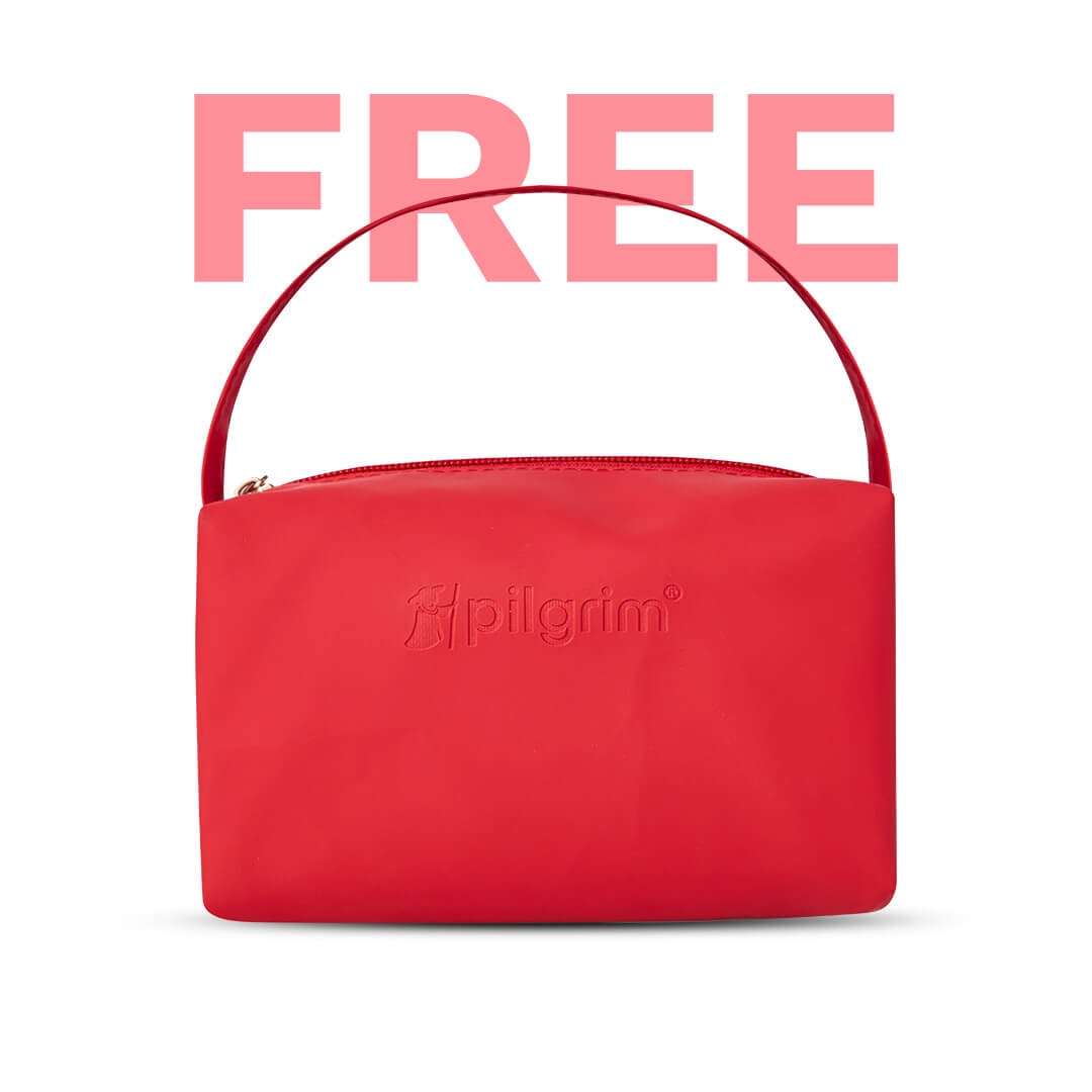 Pilgrim Makeup Bag (Red)