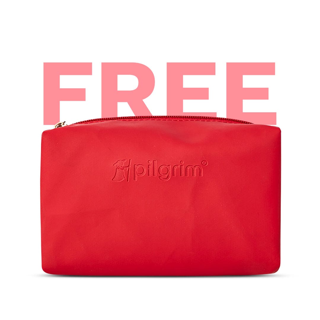 Red Makeup Pouch