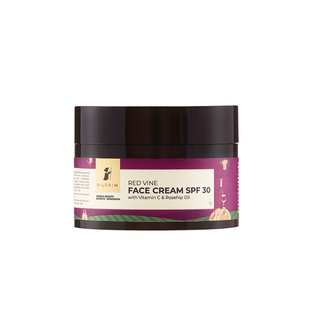 Red Vine Face Cream SPF 30 with Vitamin C & Rosehip Oil (PA+++)