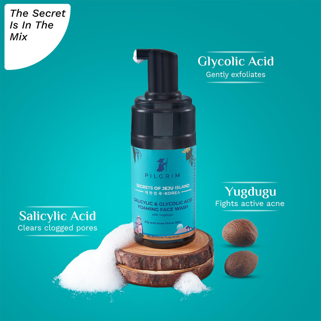 Salicylic & Glycolic Acid Foaming Face Wash