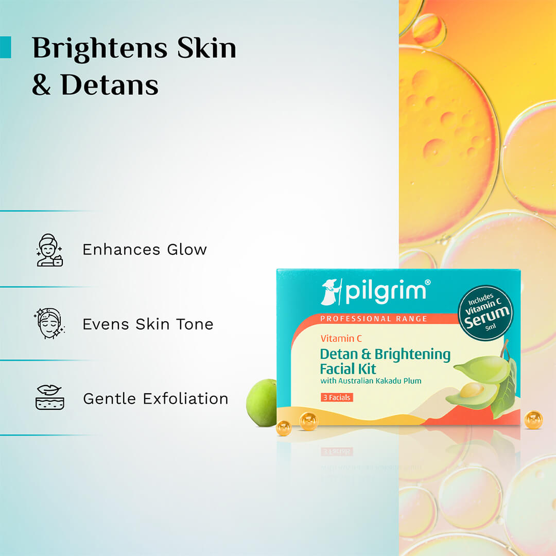 Vitamin C Detan & Brightening Facial Kit