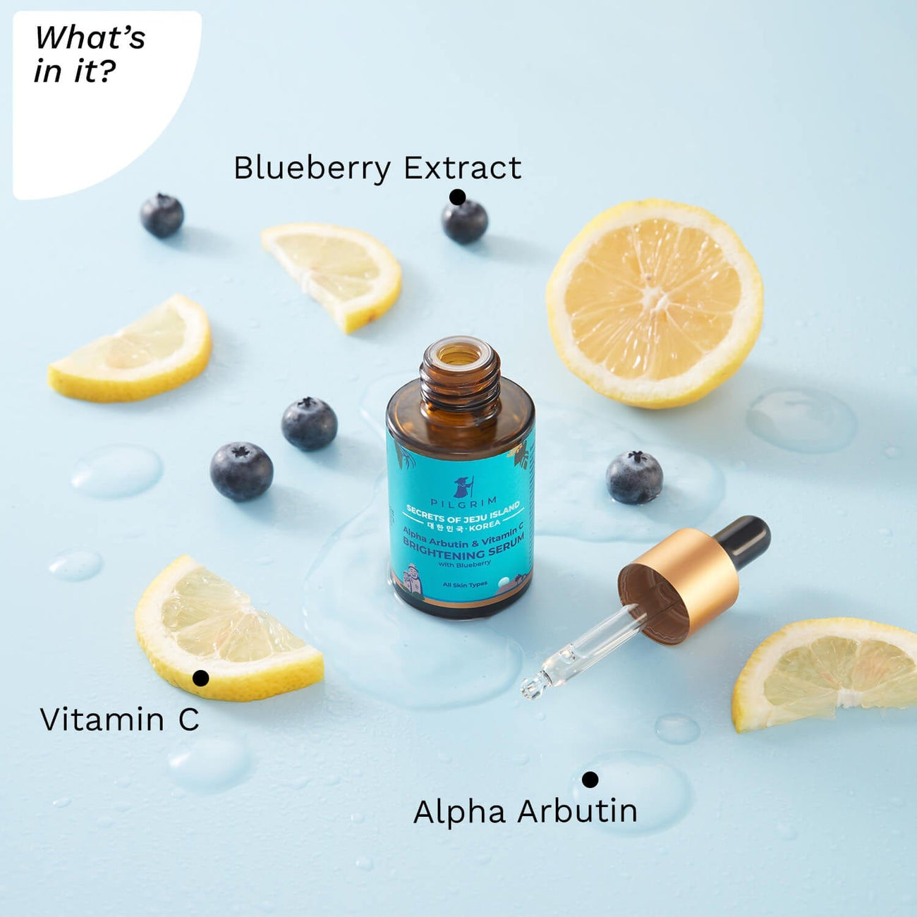 Skin Brightening Serum Korean KBeauty Pilgrim Face Care