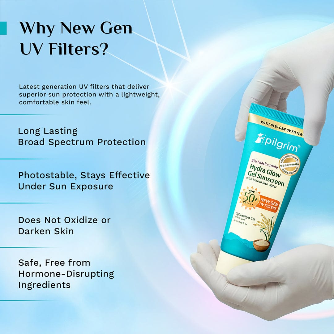 5% Niacinamide Hydra Glow Gel Sunscreen SPF 50+ PA++++