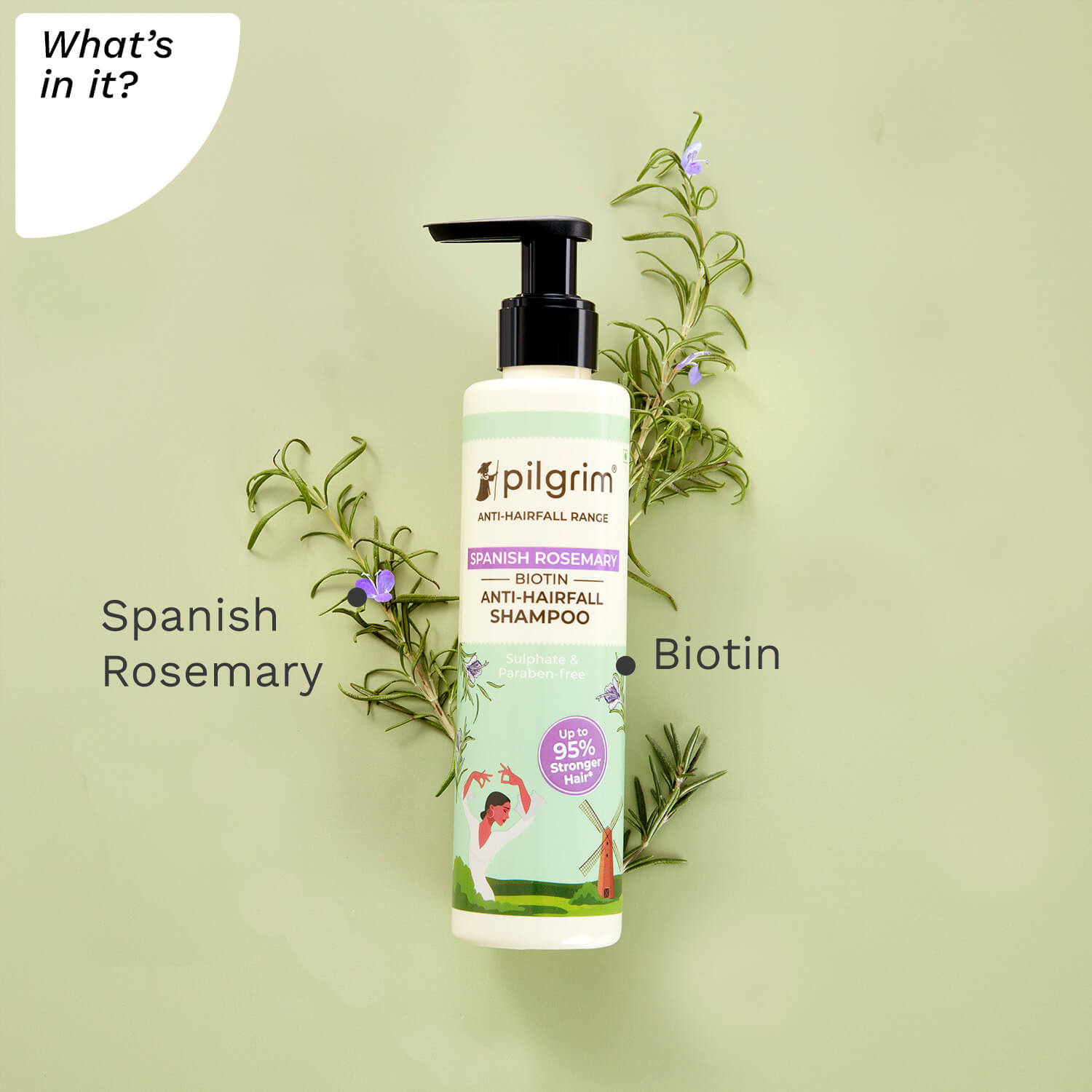 Spanish Rosemary & Biotin Anti-Hairfall Shampoo