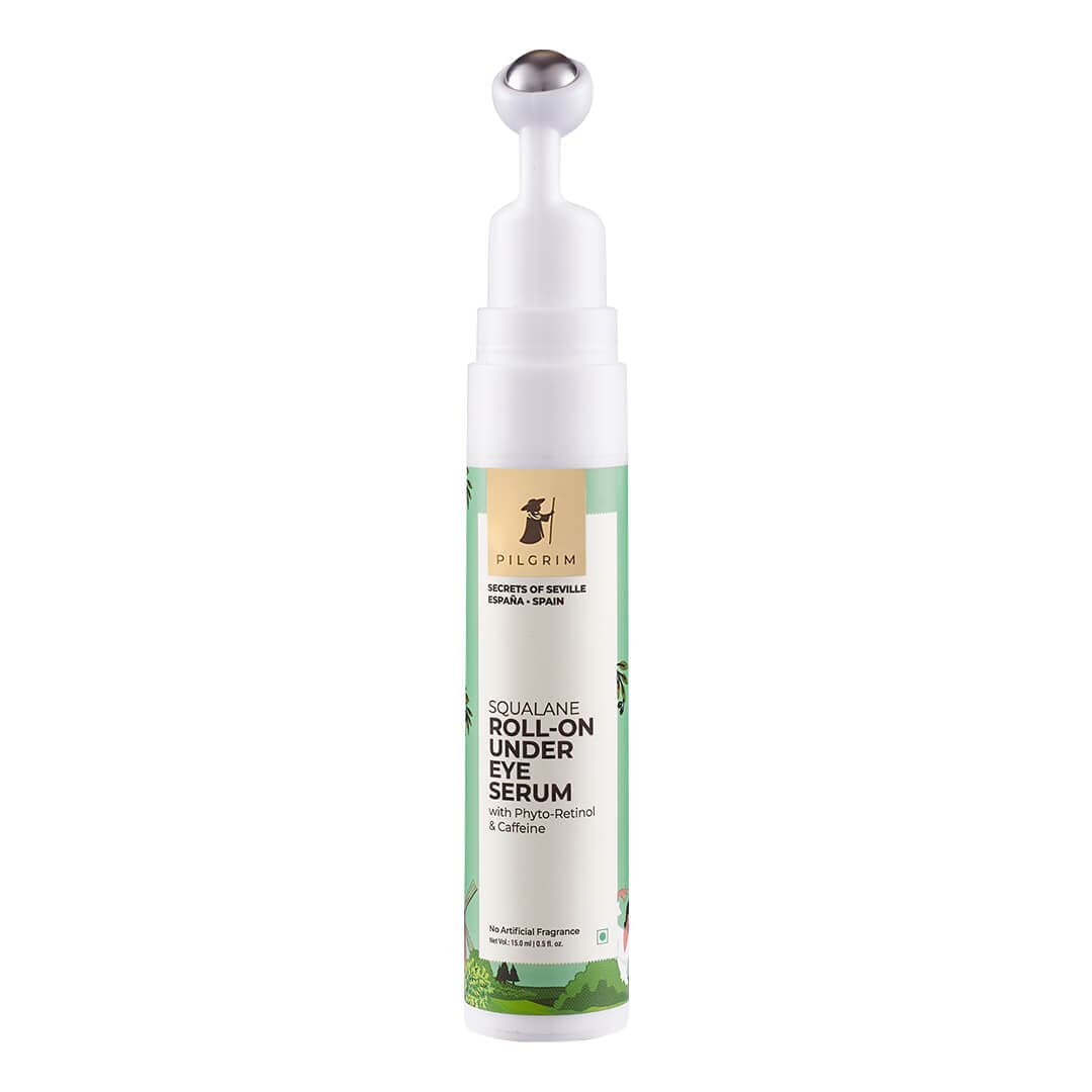 Squalane Roll-On Under Eye Serum - Pilgrim India