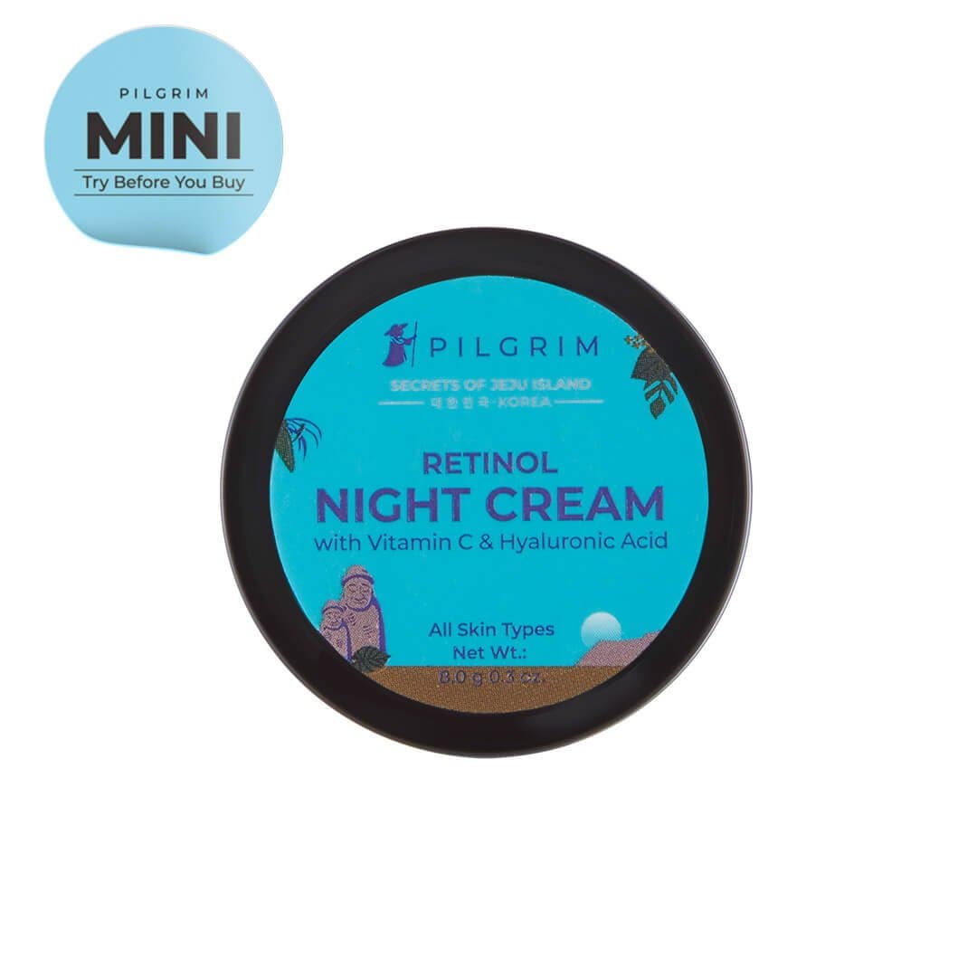 Mini - Retinol Night Cream with Vitamin C & Hyaluronic Acid - Pilgrim India