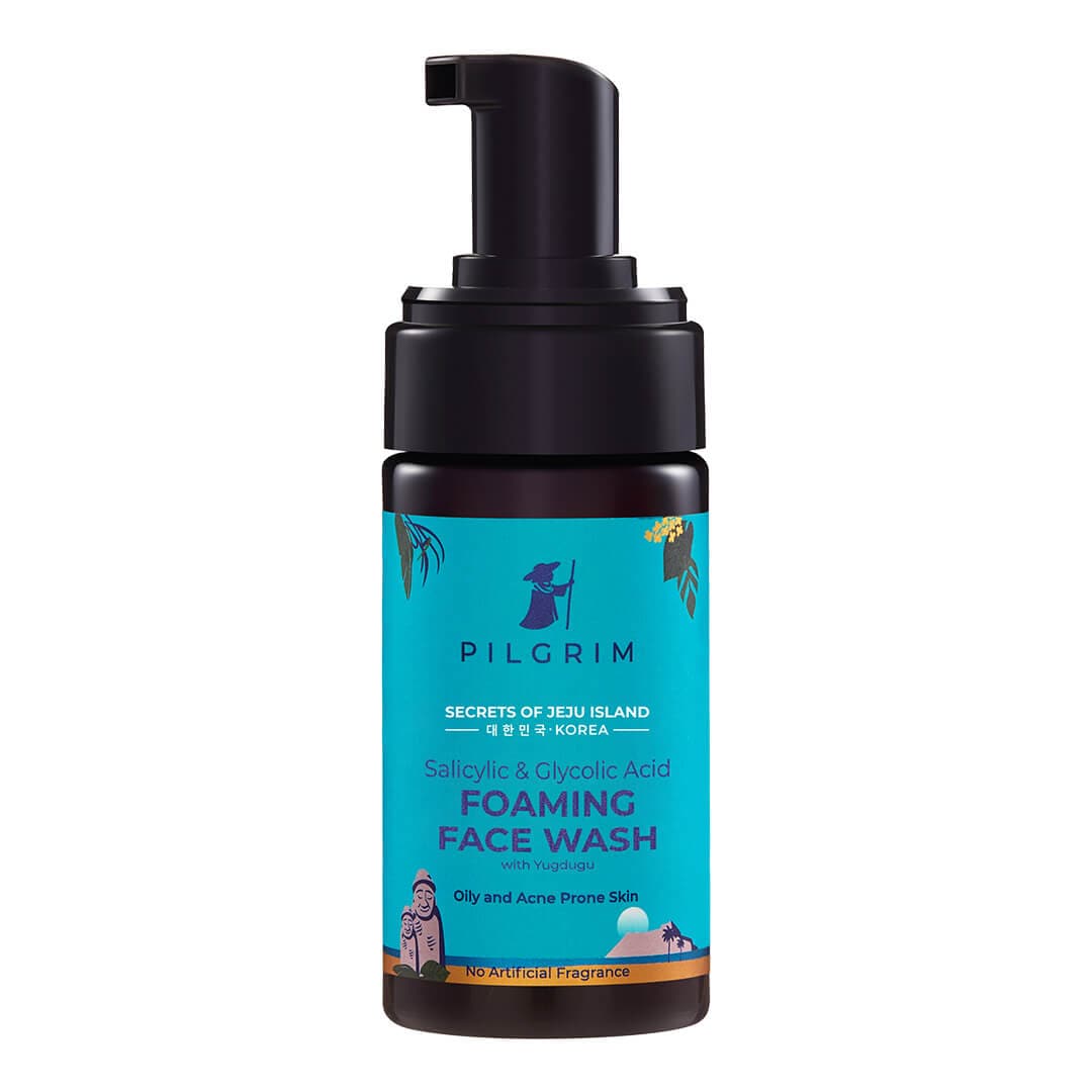 Salicylic & Glycolic Acid Foaming Face Wash - Pilgrim India