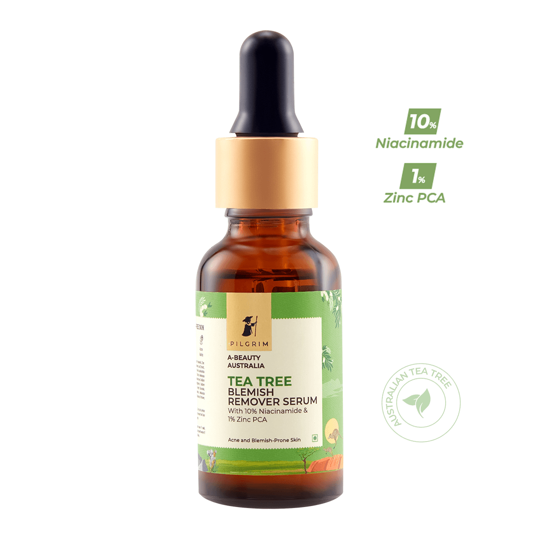 Tea Tree & 10% Niacinamide Blemish Remover Serum - Pilgrim India